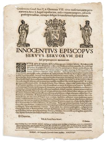 Italian Broadsides and Pamphlets. Seven Examples from the 16th and 17th Century.
